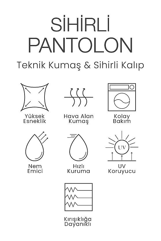Klasik Sihirli Pantolon - Yeşil - 7