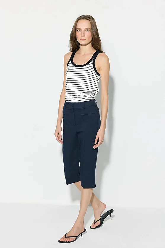 Koton Likra Capri Pantolon - Lacivert - Gusto
