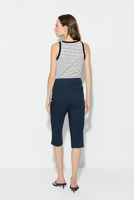 Koton Likra Capri Pantolon - Lacivert - Gusto