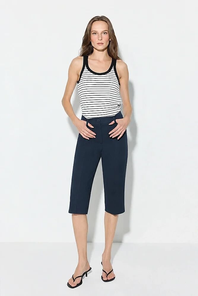 Koton Likra Capri Pantolon - Lacivert Lacivert