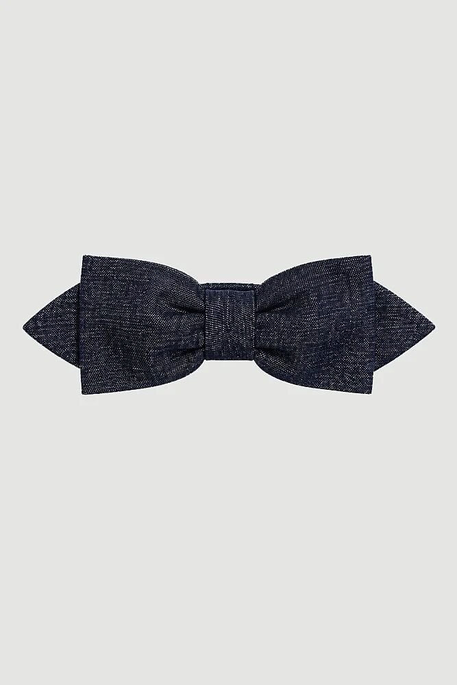 Denim Fiyonk Lastikli Toka - Lacivert Lacivert