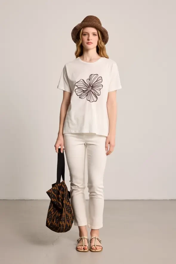Monogram Alışveriş Çantası - Siyah - 5