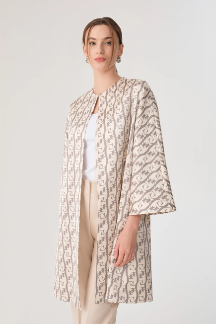 Monogram Kaftan - Gri Gri