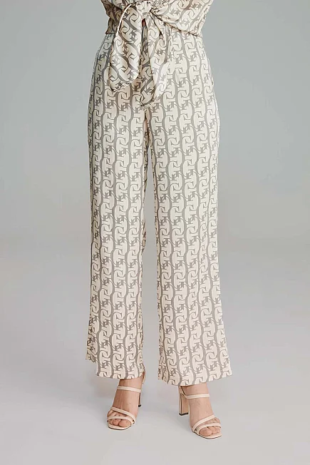 Monogram Pantolon - Gri - 2