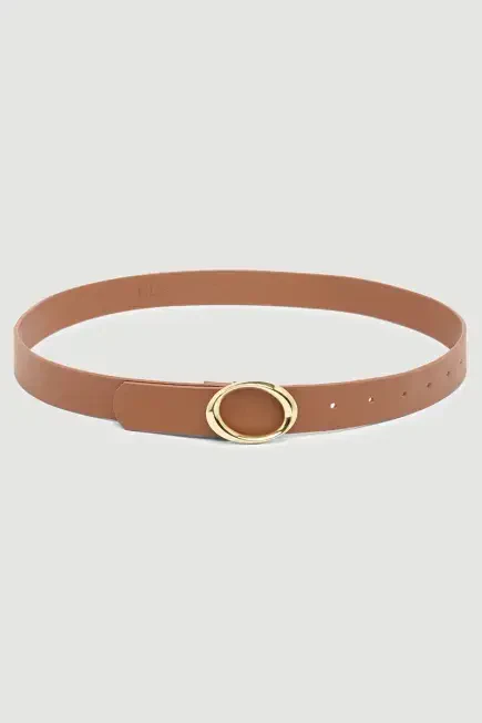 Oval Tokalı Kemer - Taba Taba