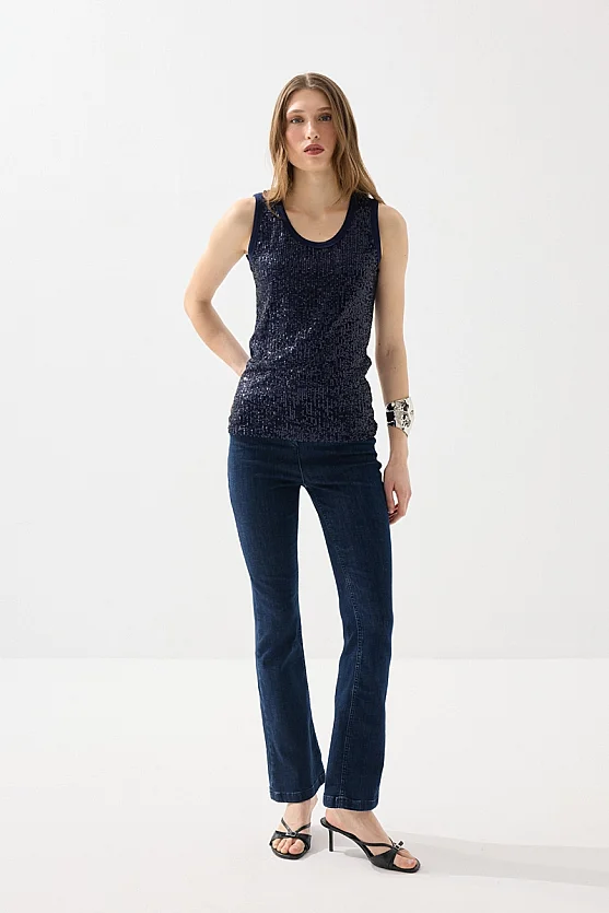 Pul Payet Atlet Bluz - Lacivert - Gusto