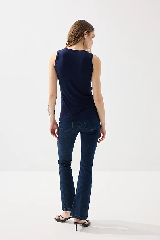 Pul Payet Atlet Bluz - Lacivert - Gusto