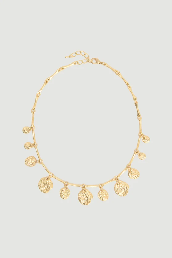 Sallantılı Kolye - Gold - Gusto