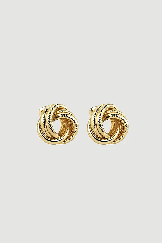 Sarmal Küpe - Gold - 2