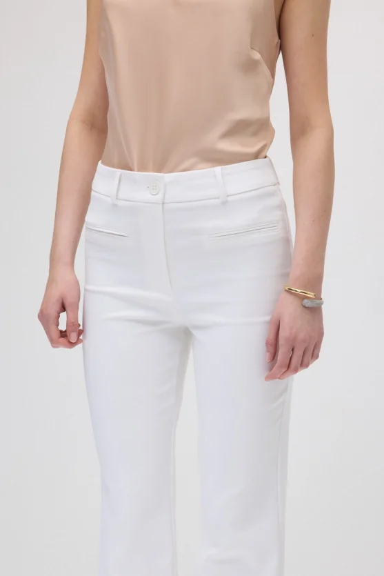 Sihirli Flare Pantolon - Beyaz - 14