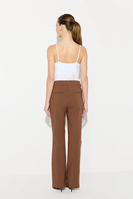 Sihirli Flare Pantolon - Kahverengi - Gusto