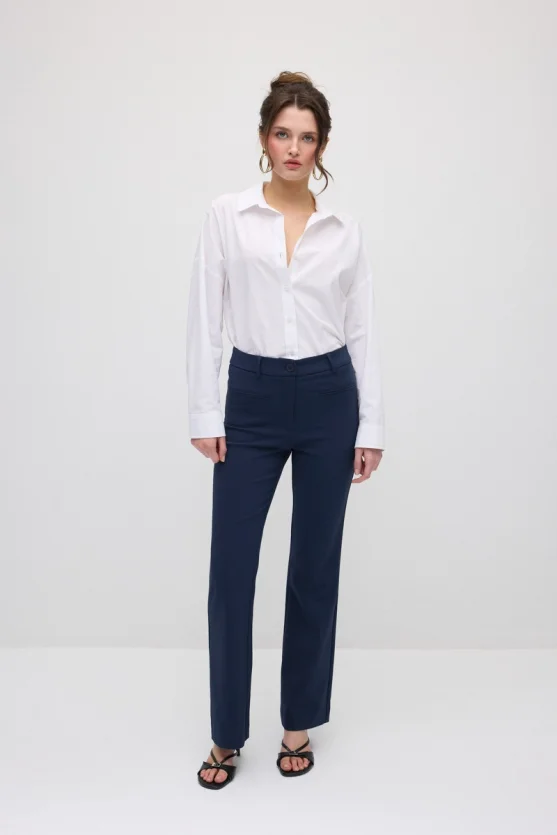 Sihirli Flare Pantolon - Lacivert - Gusto