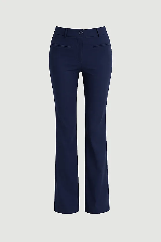 Sihirli Flare Pantolon - Lacivert - Gusto