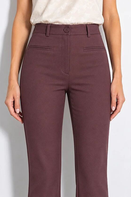 Sihirli Flare Pantolon - Mürdüm - Gusto