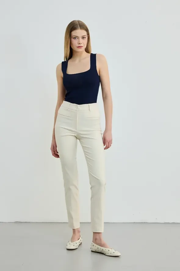 Sihirli Pantolon - Ekru - Gusto