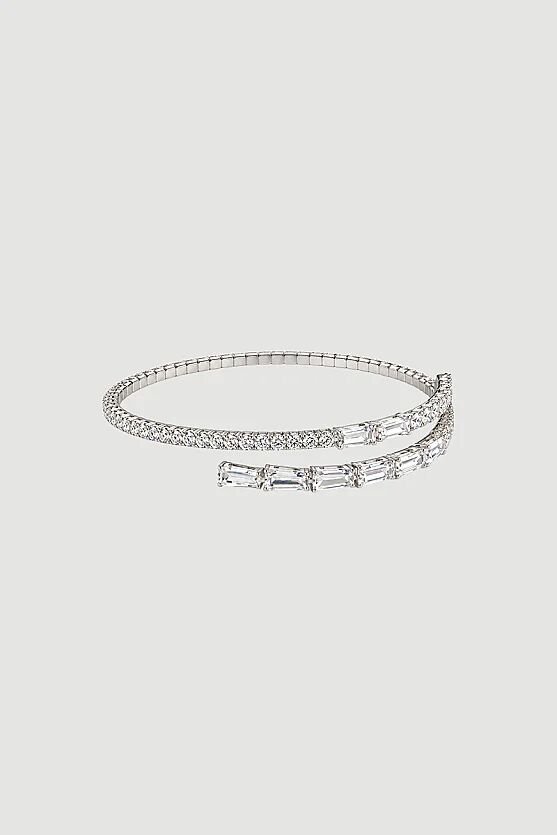 Su Yolu Model Sarmal Bileklik - Gümüş - 1