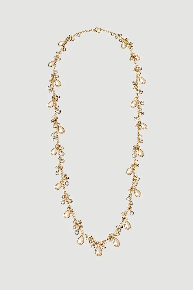 Taş Sallantılı Kolye - Gold Gold
