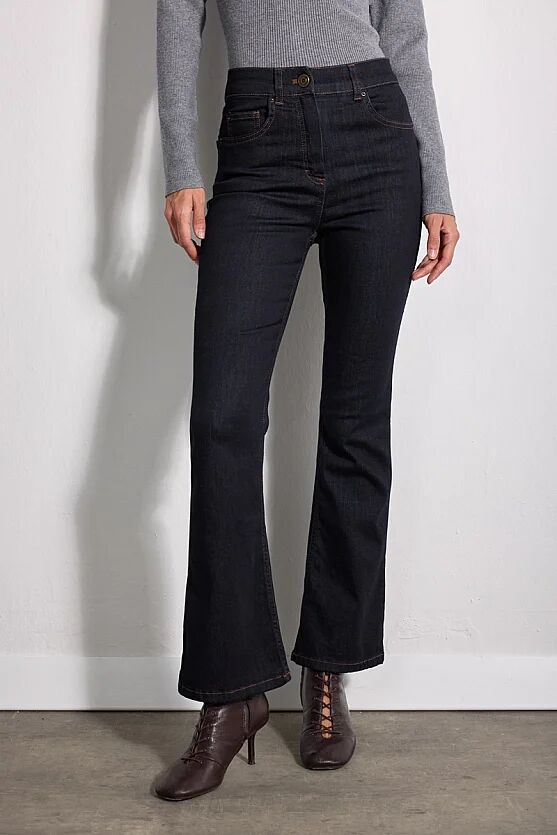 Tencel Denim Flare Pantolon - Lacivert - Gusto