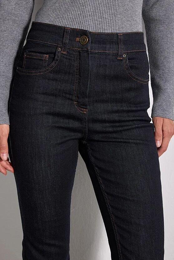 Tencel Denim Flare Pantolon - Lacivert - Gusto