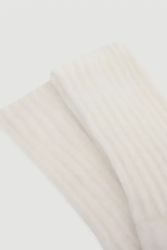 Wool Socks - Ecru - 2