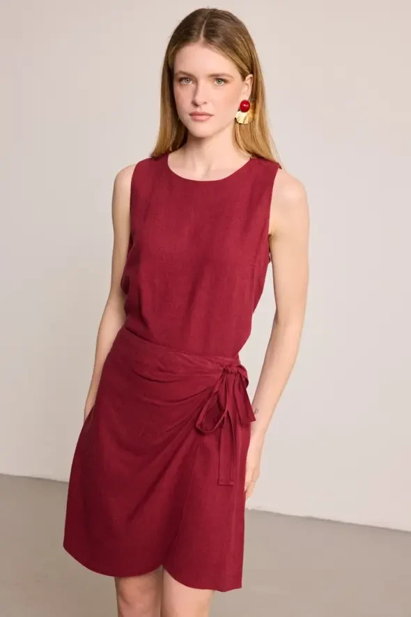 Yarım Çiçek Küpe - Gold - 2