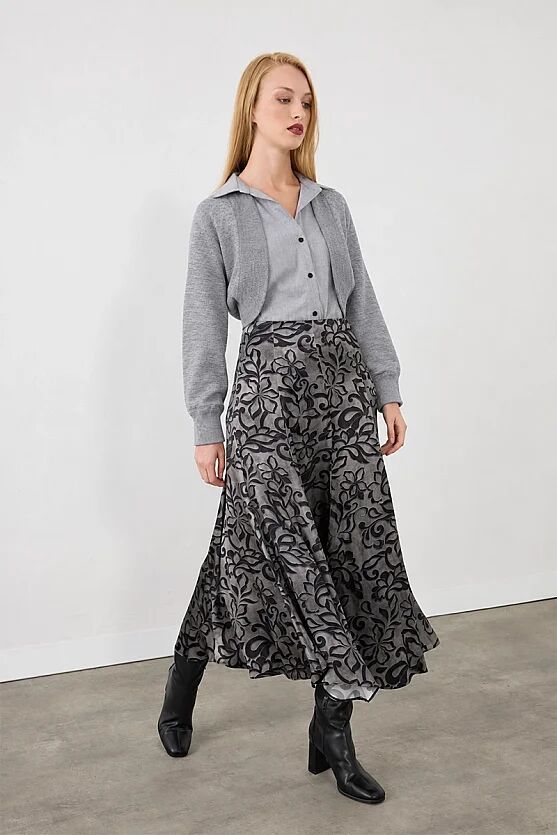 Yünlü Triko Bolero - Gri - 2
